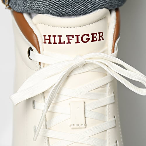 Baskets Modern Vulcan Leather High 4820 Ivory