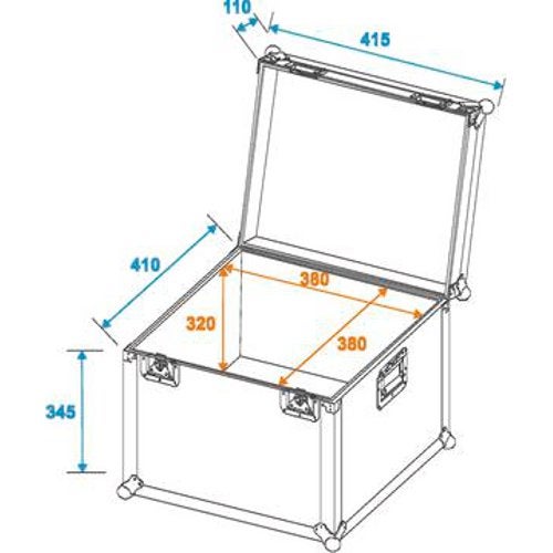 Omnitronic Universele transport case 380x380x410 mm
