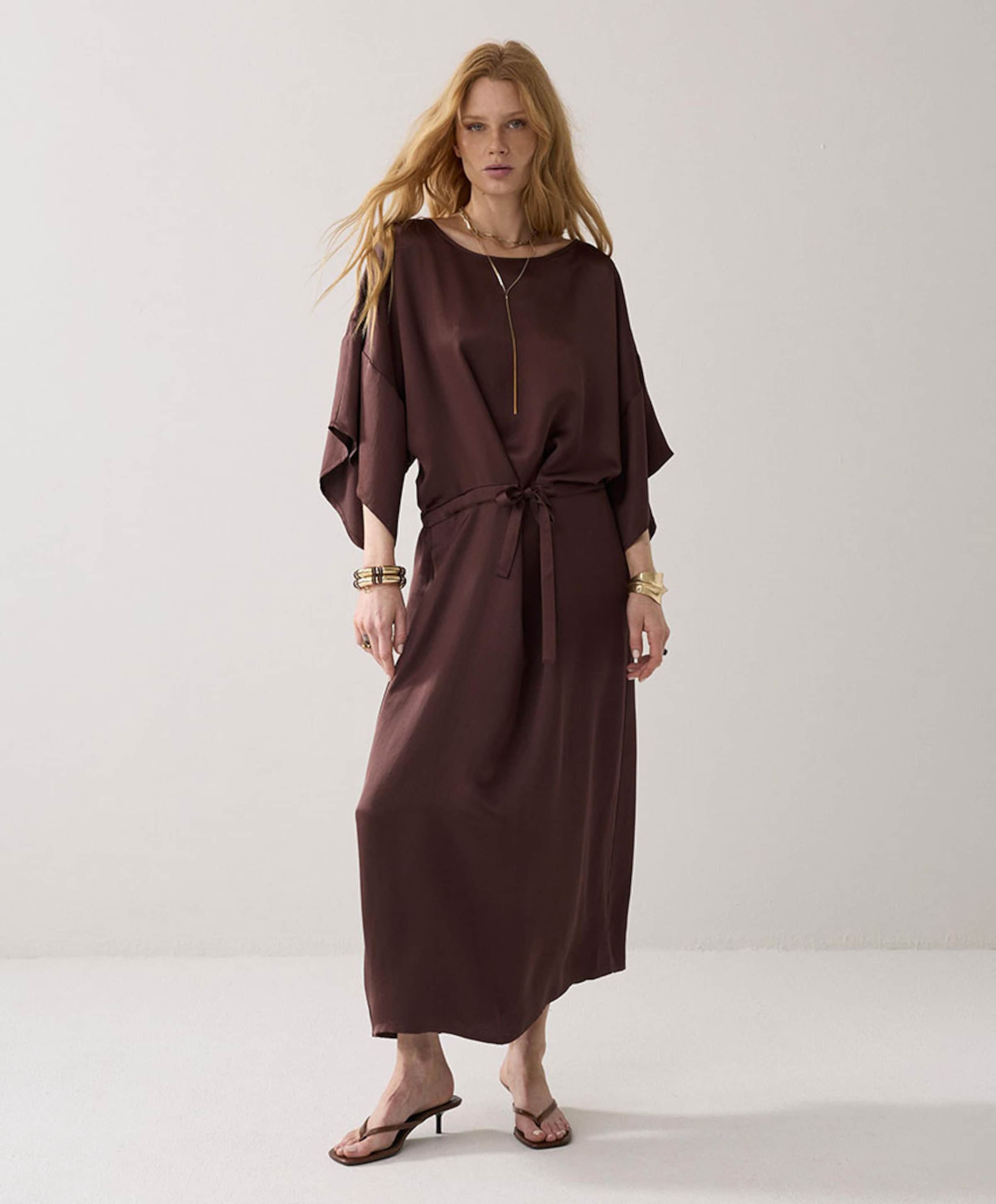Summum Woman Dames jurk bruin