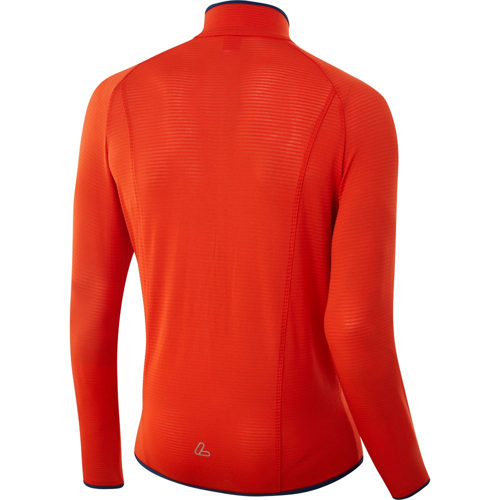 Löffler Midlayer Techfleece Fleecejacke Herren sunset
