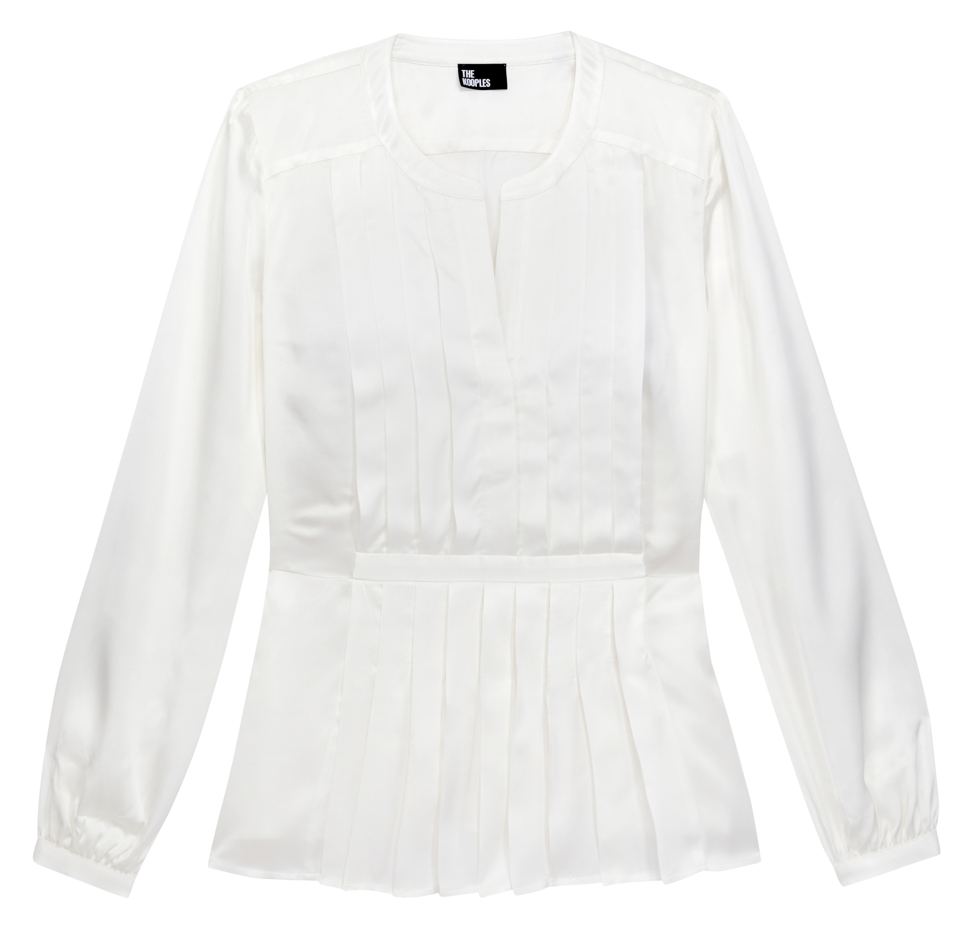 Top col tunisien plissé| Multicolore