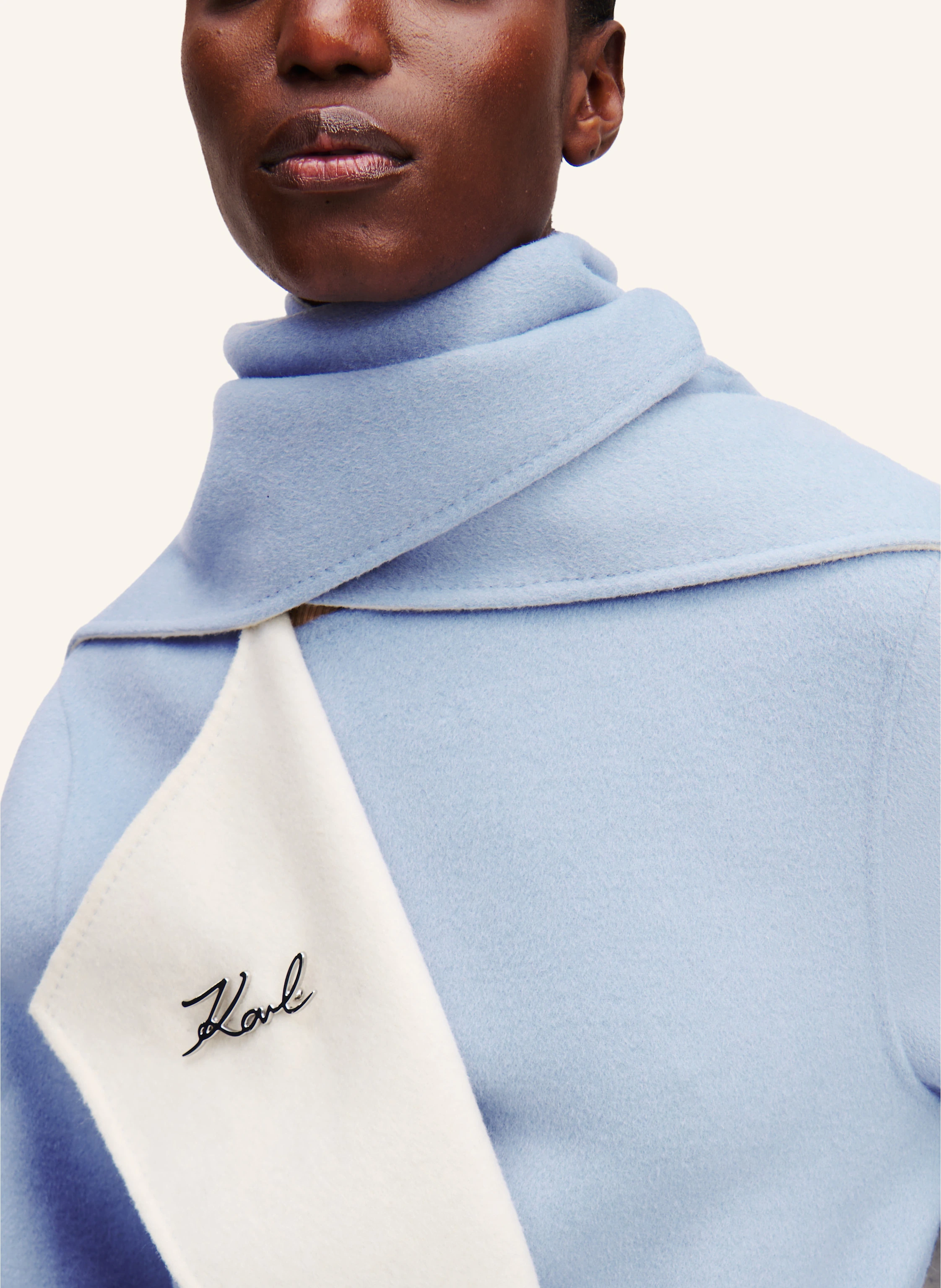 KARL LAGERFELD WENDBARER WOLLMANTEL