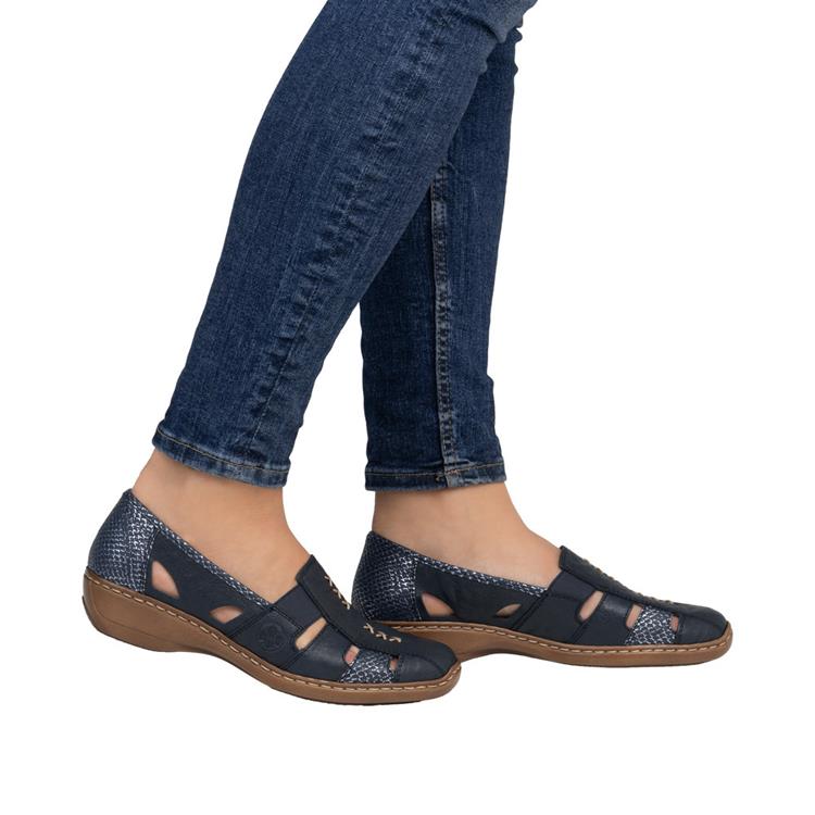Rieker 41385 Blauw
