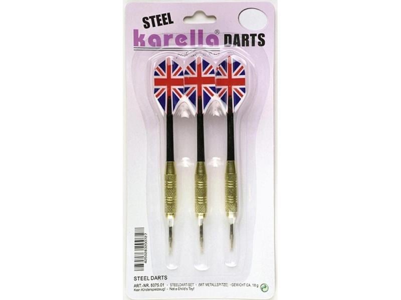 Karella Dartpfeile Steeldart Blister-Set Dartpfeile