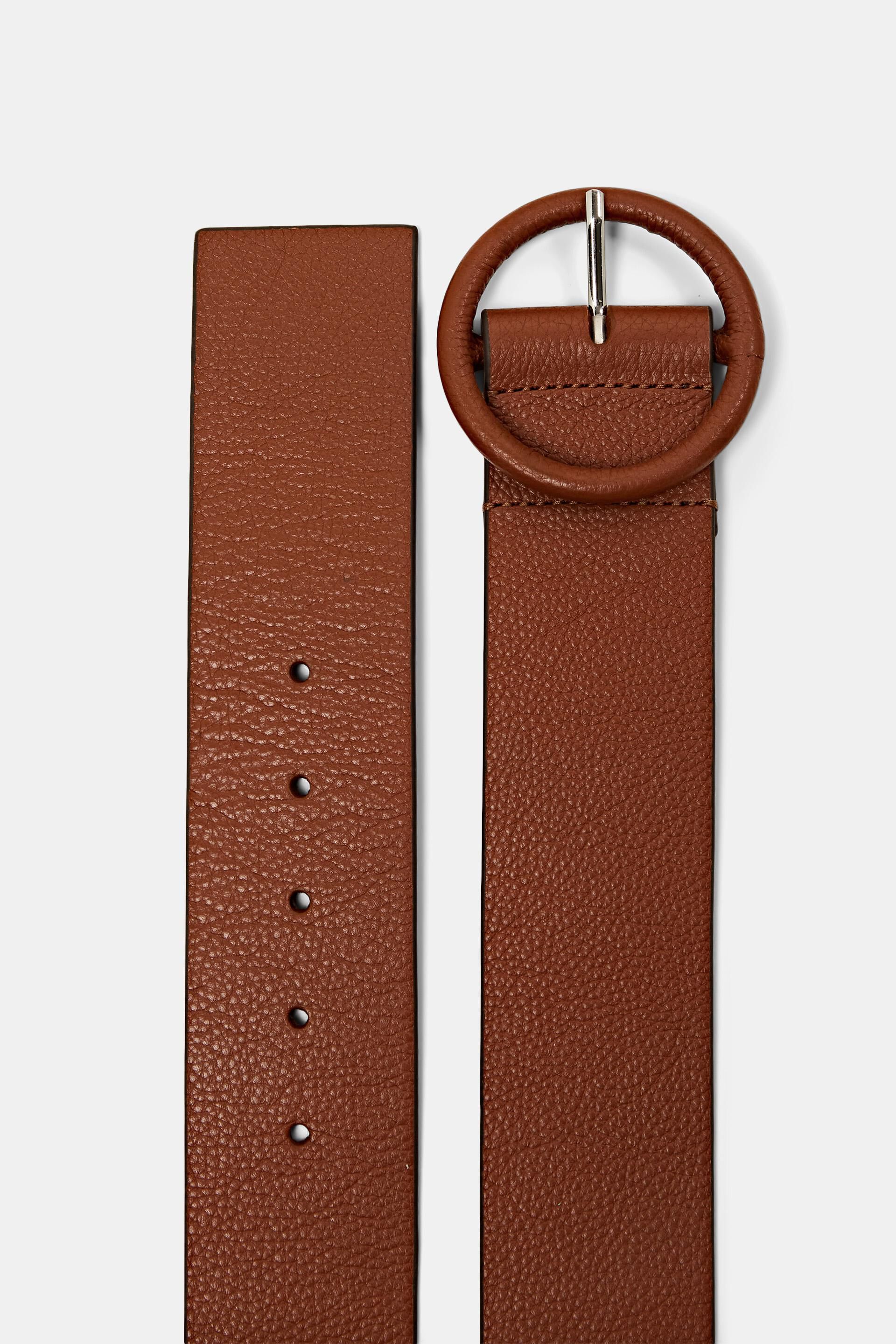 Large ceinture taille haute en cuir