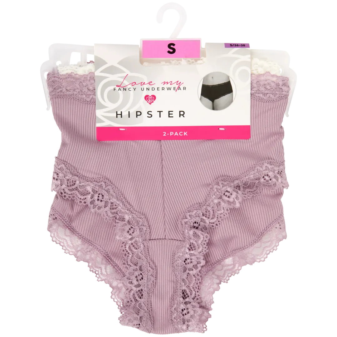 Hipsters Maten S - XL | 2 stuks | diverse kleuren