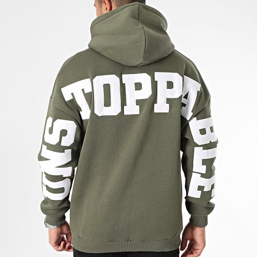 Sweat Capuche Vert Kaki