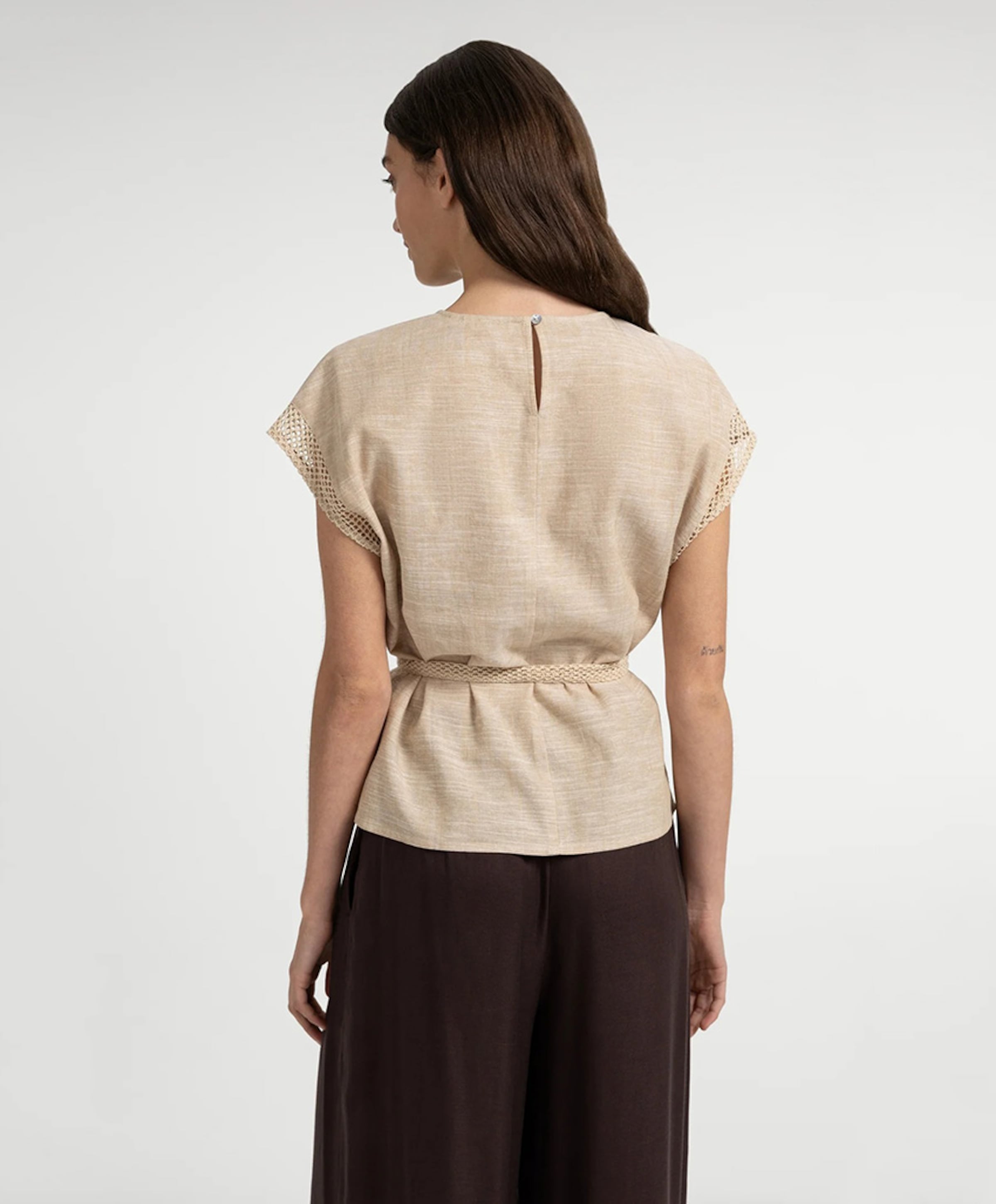 YAYA Dames top beige