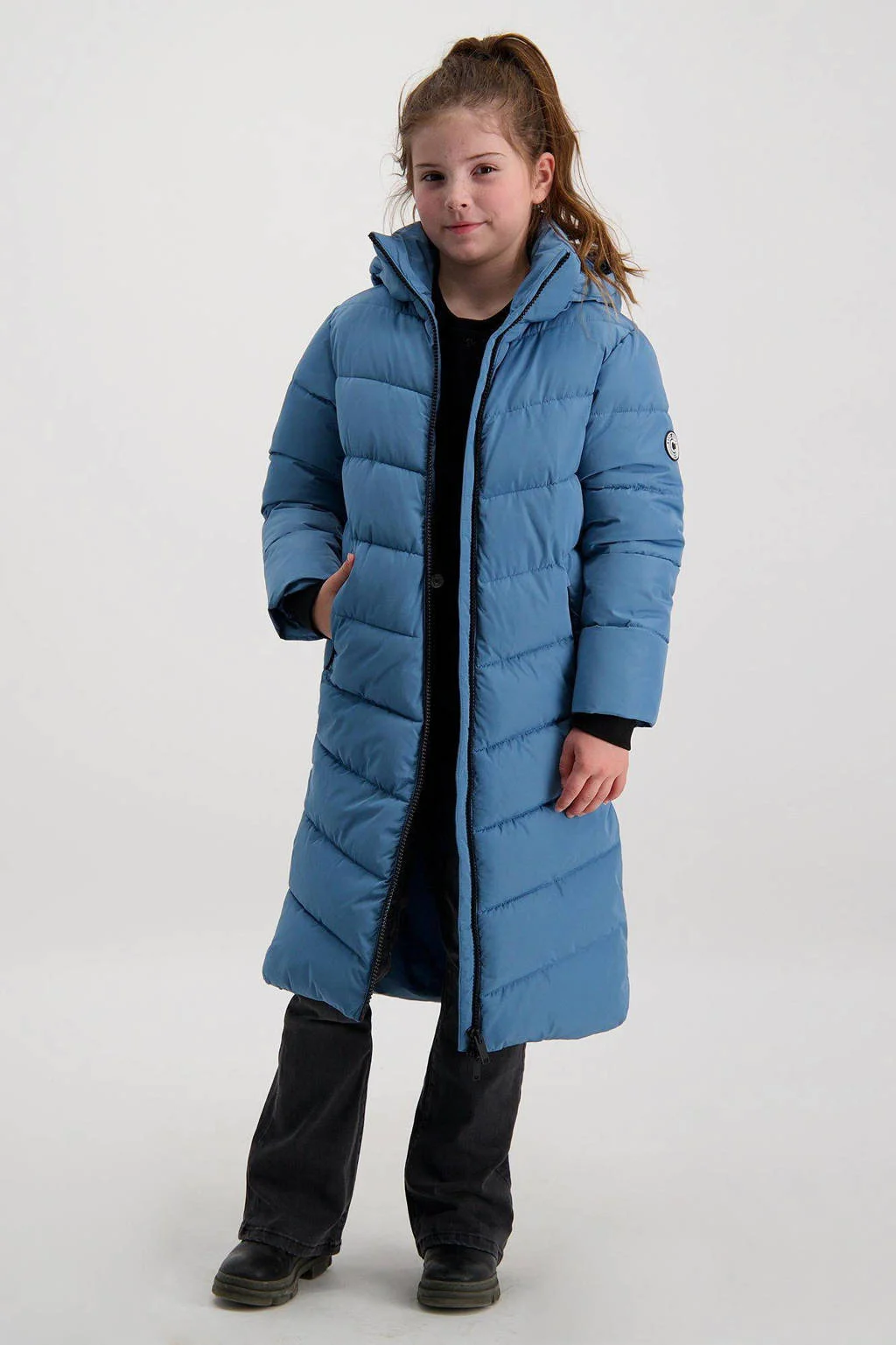 Cars gewatteerde winterjas TEACY blauw