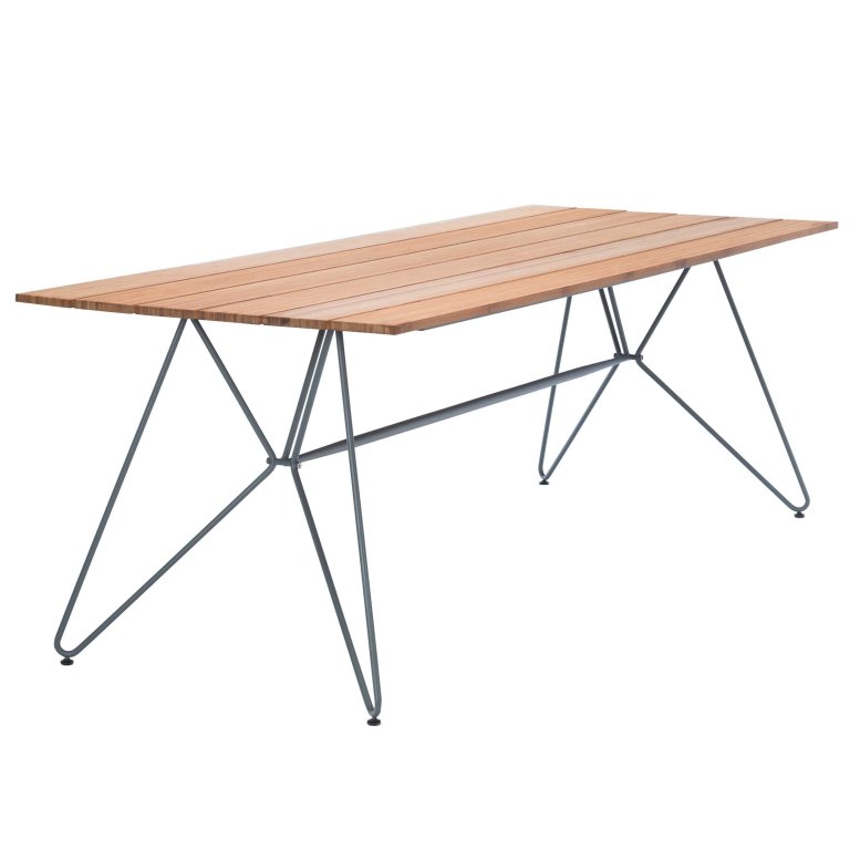 Houe Sketch Bamboo tuintafel 220x88