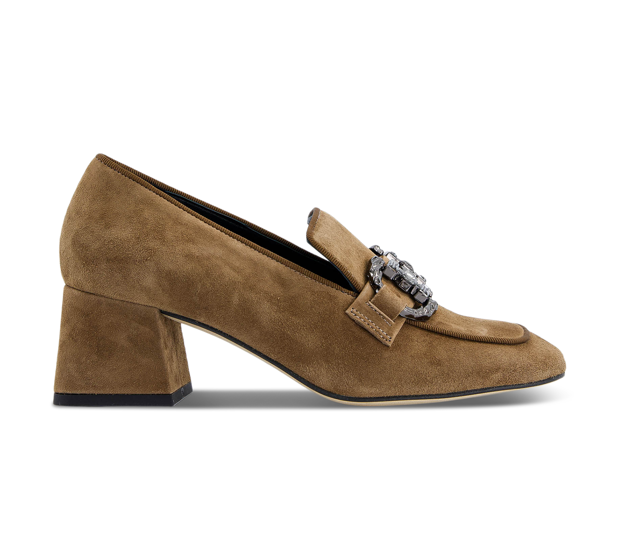 1874 by Walder Klassische Pumps beige/taupegrau