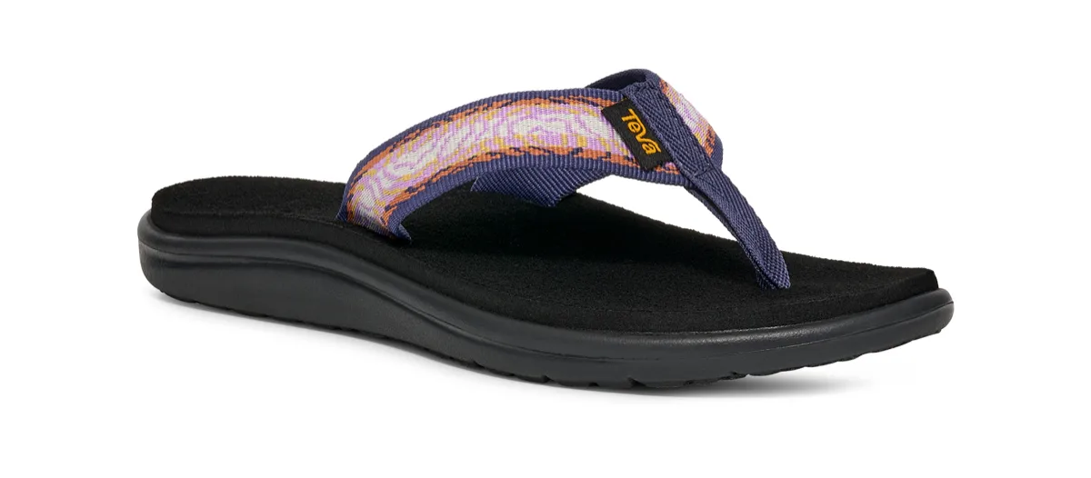 Teva Women's Voya Flip Archive Topo Lupine