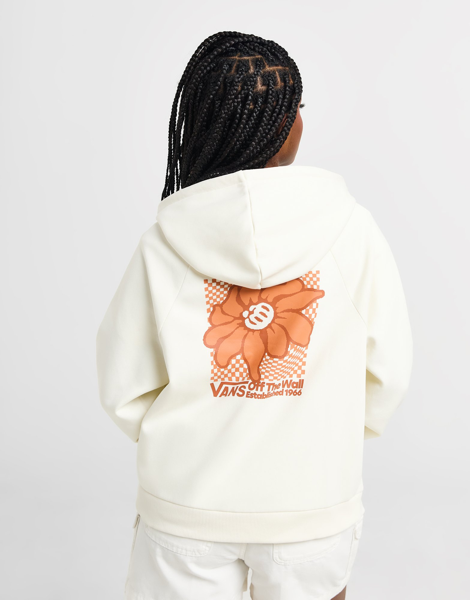 Vans Sweat à Capuce Flower Boxy Femme