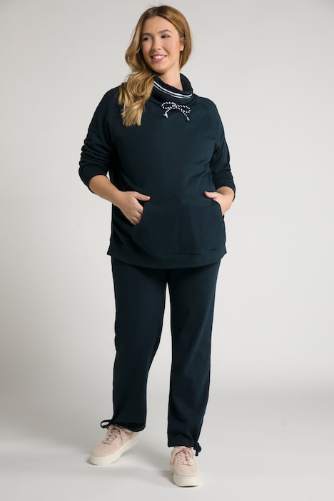 Bellieva-Sweatshirt, elastische Seitennähte, Langarm