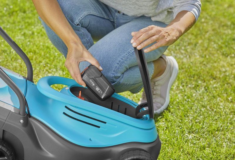 GARDENA PowerMax 30/18V Grasmaaier - Accu - Blauw - 300 mm Snijbreedte