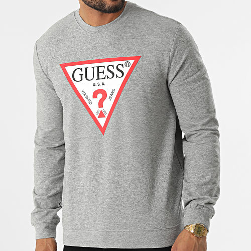 Sweat Crewneck M2YQ37 Gris Chiné