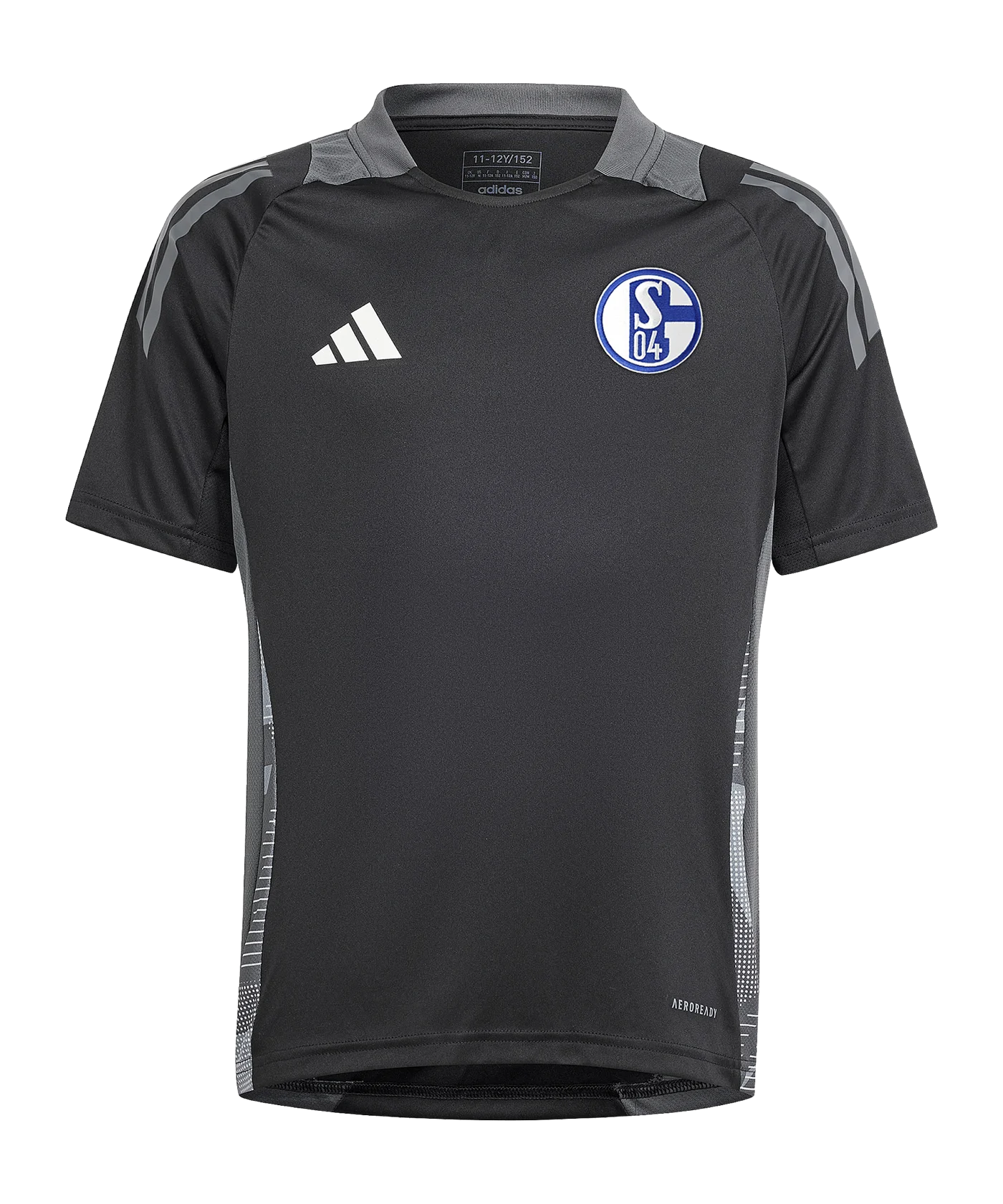 adidas FC Schalke 04 Tiro Trainingsshirt Kids Schwarz