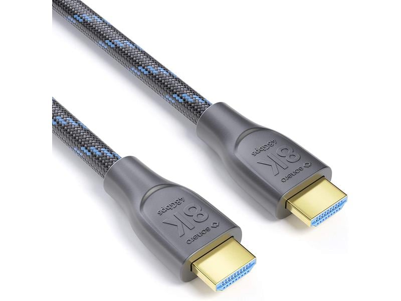 sonero Kabel Ultra High Speed HDMI 2.1 8K HDMI - HDMI, 0.5 Hochwertiges HDMI Kabel