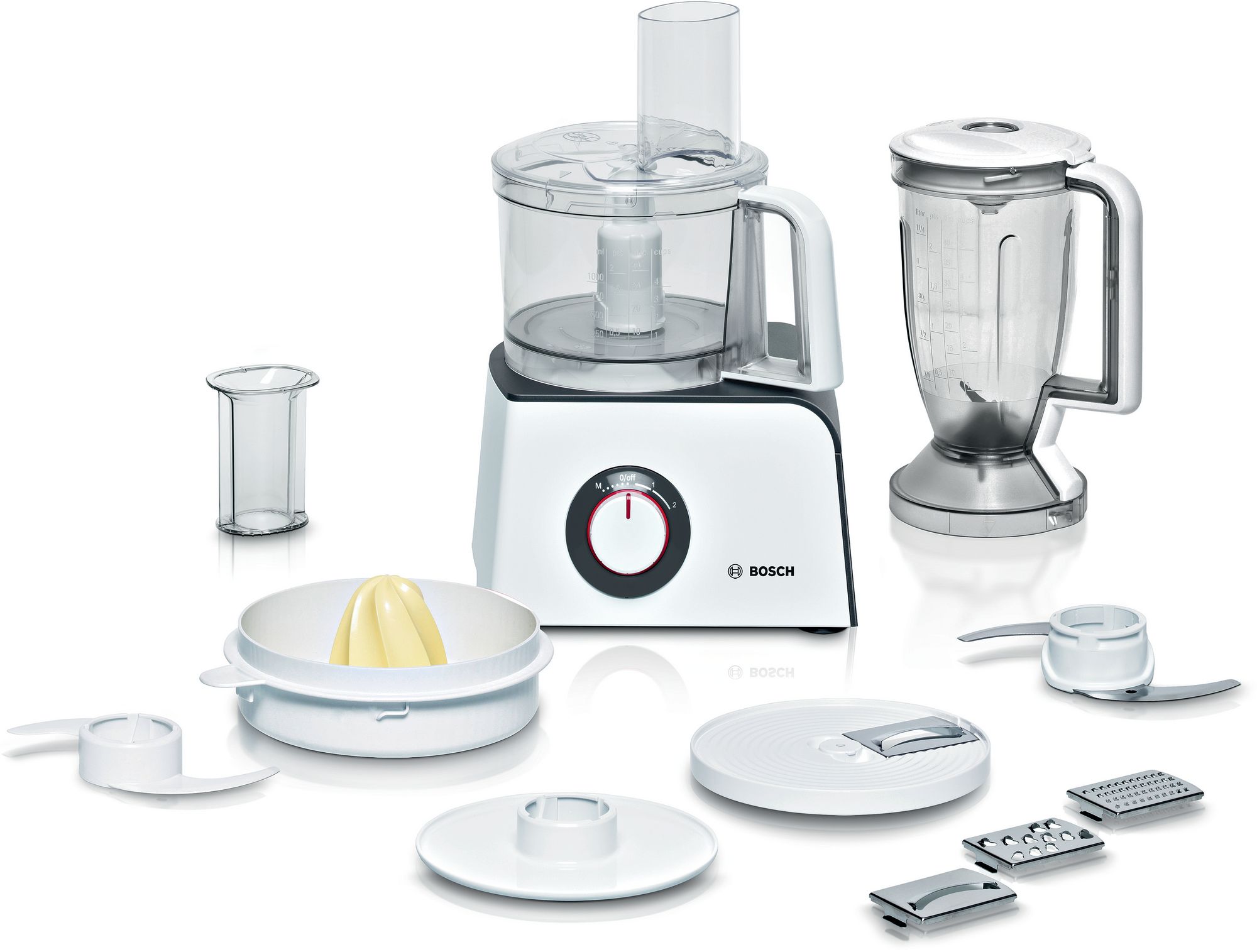 # PRODUTO RECONDICIONADO # Processador de Alimentos MCM4 Styline 800 W Branco, Preto, Branco MCM4100---B