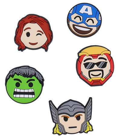 Crocs Anhänger - Marvel Avengers - 5er-Pack