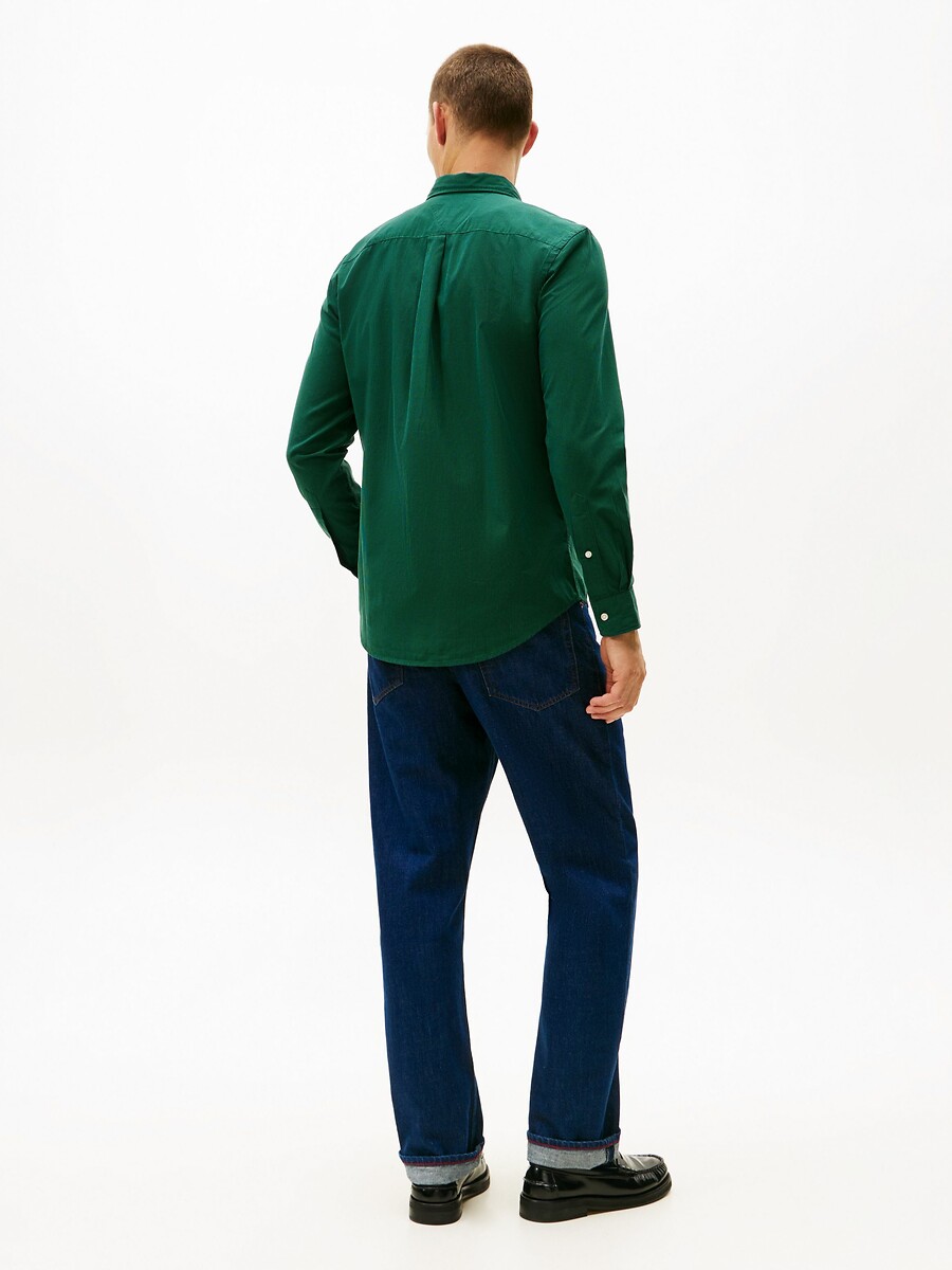 TOMMY HILFIGER<br>Camisa xadrez vichy em popeline