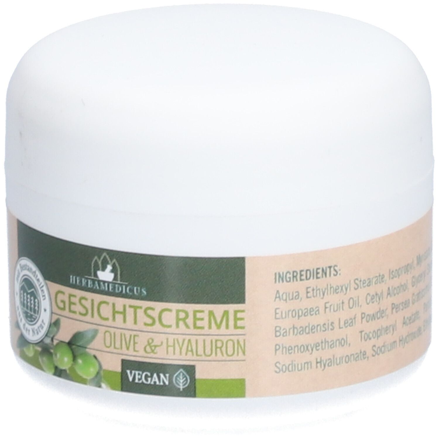 Herbamedicus Gesichtscreme Olive & Hyaluron