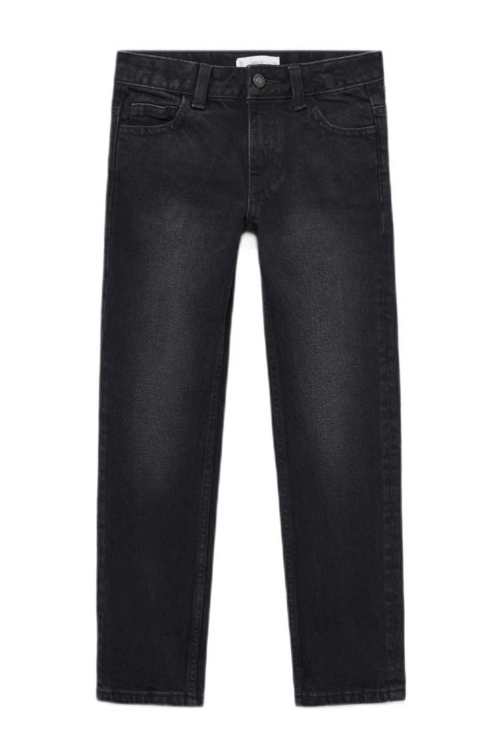 Mango Kids regular waist regular fit jeans grey denim