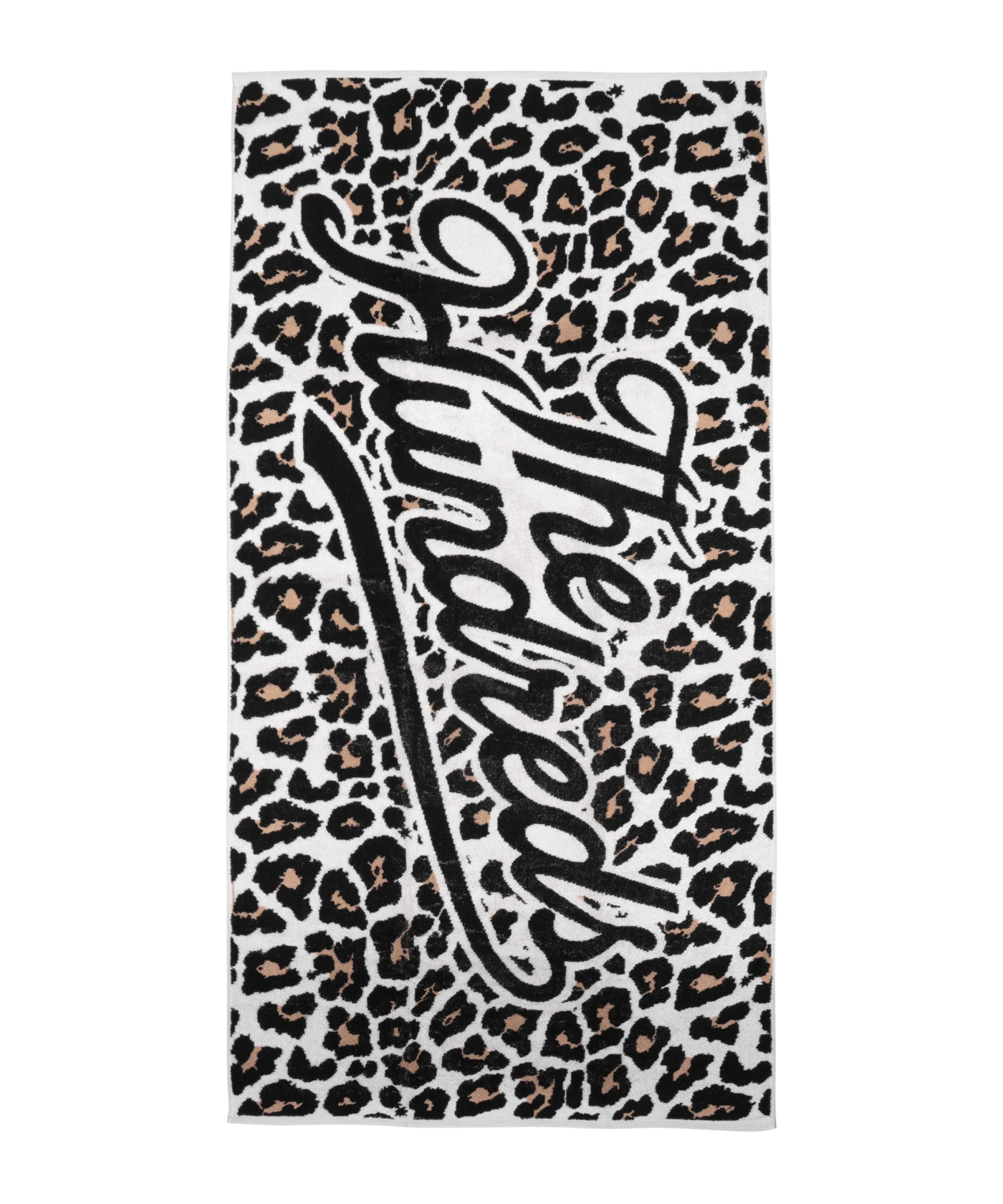 The Hundreds Leopard Handtuch Weiss