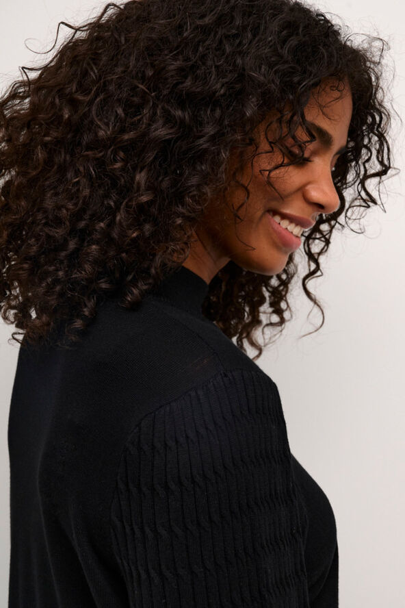 Kaffe KAnanna Knit Dress Black deep