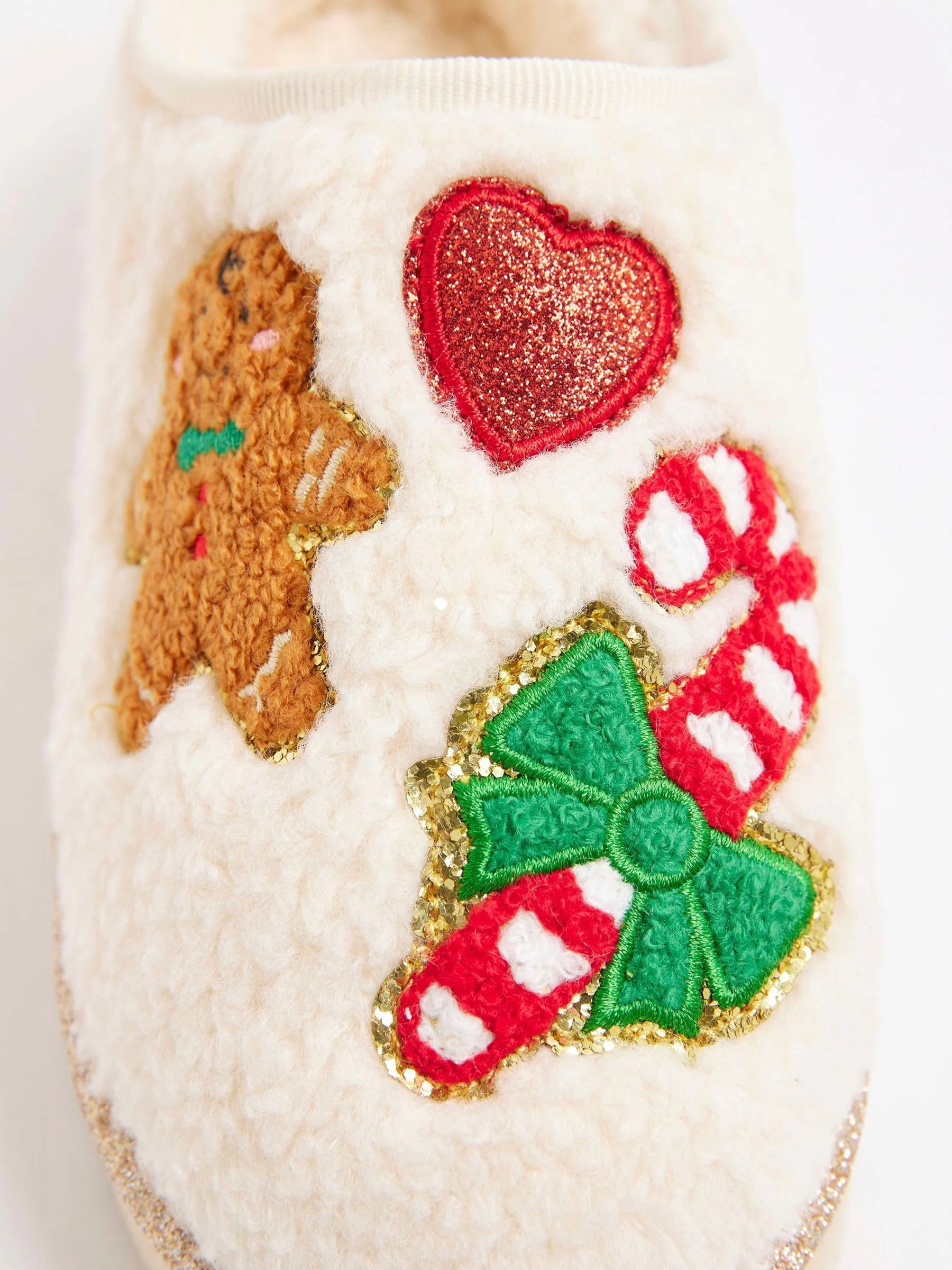 River Island Meisjes Kerstmis Peperkoek Pantoffels