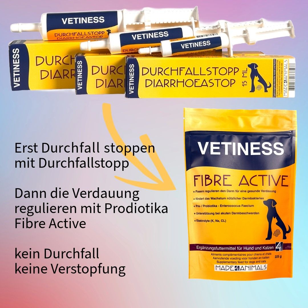 Vetiness Durchfallstopp Paste für Hunde und Katzen