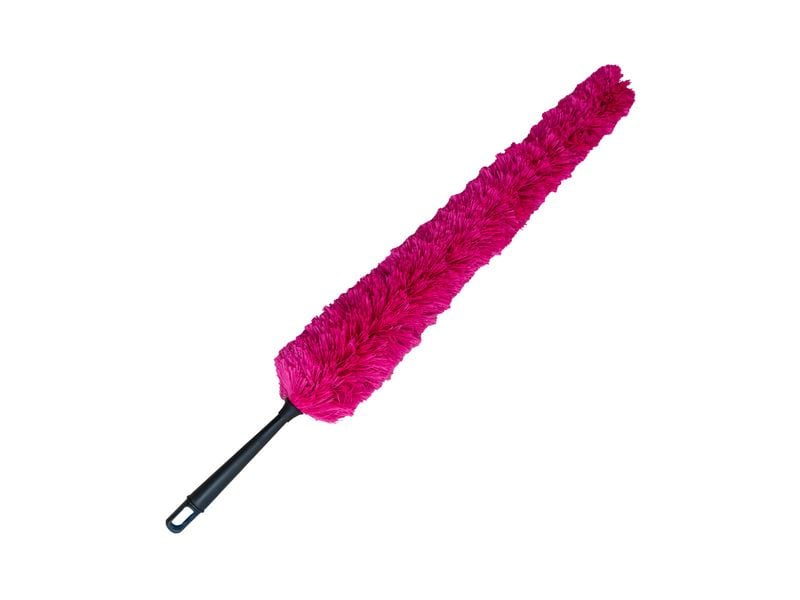 CreaClean Radiatorenbürste 76 cm Rot Heizungsbürste mit Teleskopstielvorrichtung