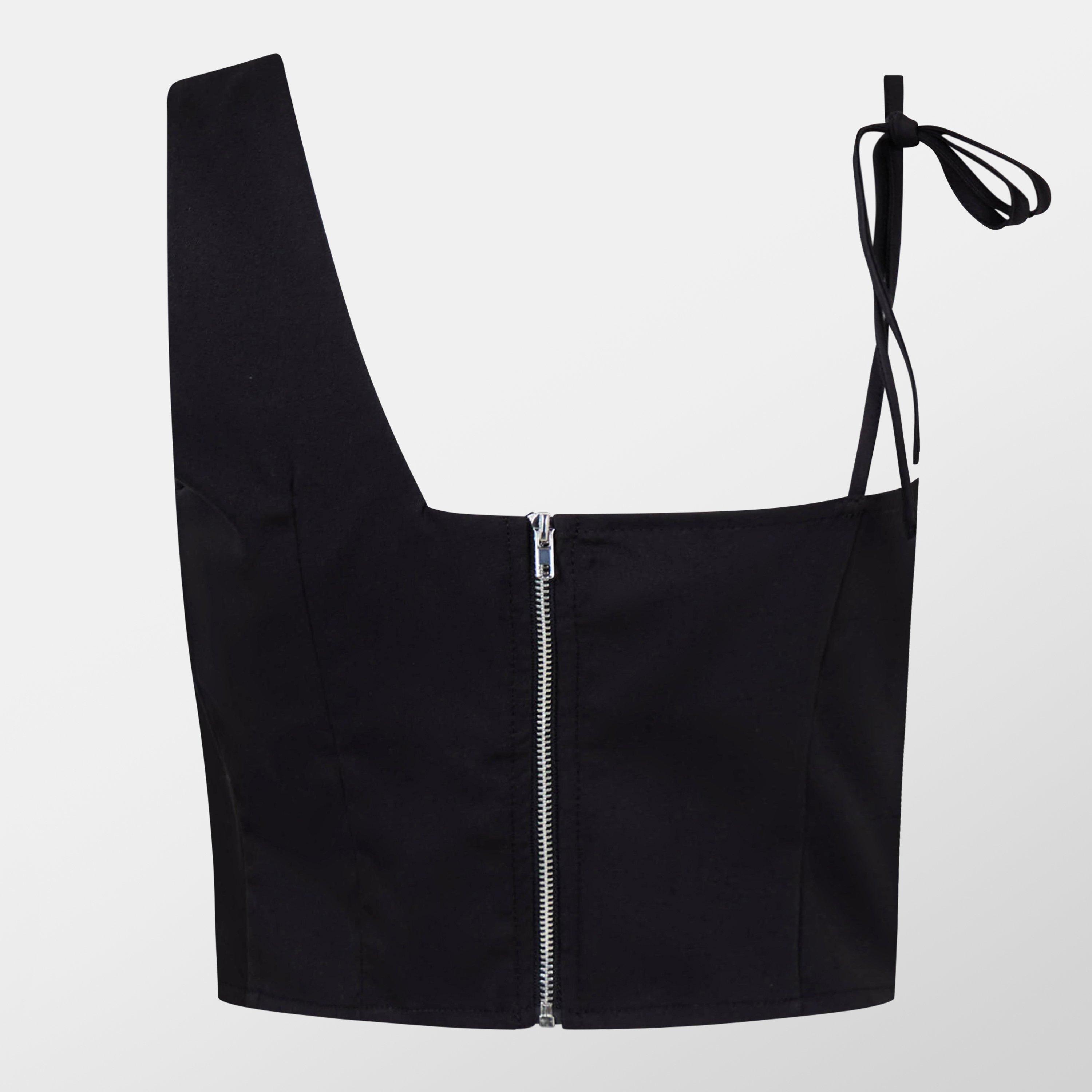 Missy Empire ME Asymmetric Cowl Neck Top Womens