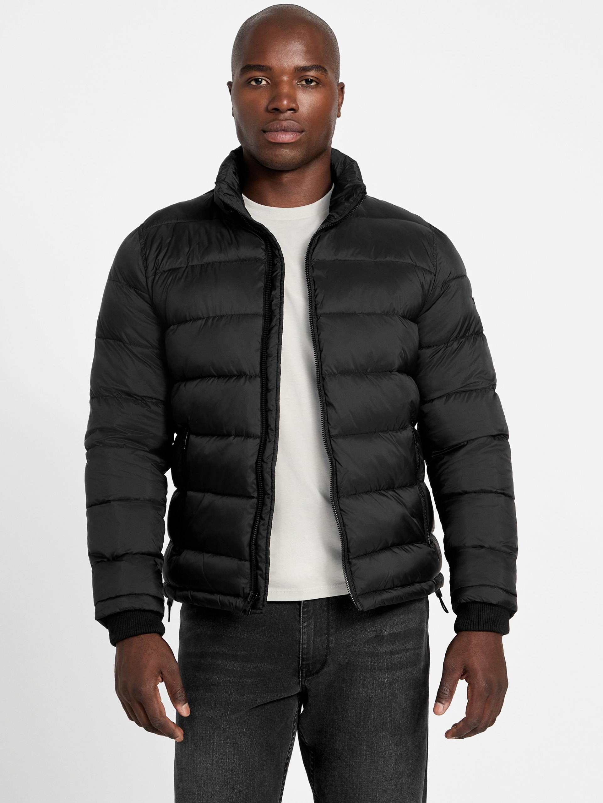 Jaqueta puffer de nylon fosco Glacier