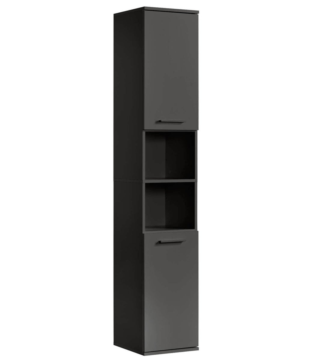 mokebo badkamer hoge kast 'The Captain', badkamerkast in 180x33x34 (HxBxD in cm) in wit