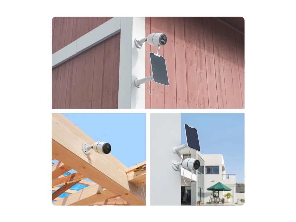 Reolink Go Series Plus - Netværksovervågningskamera - kugle - vejrbestandig - farve (Dag/nat) - 4 MP - 2560 x 1440 - 2K - fast brændvidde - audio - trådløs - 4G, 3G, LTE, WCDMA, HSPA , UMTS - H.265 - DC 5 V