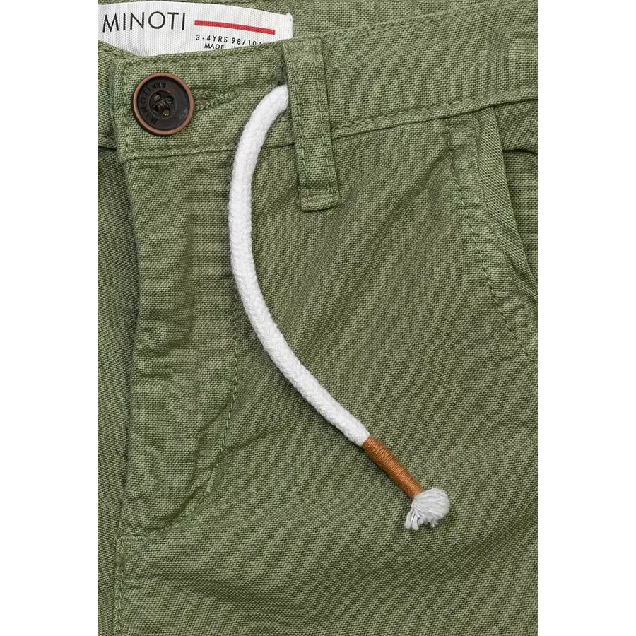 MINOTI Leinenshorts Hellgrün