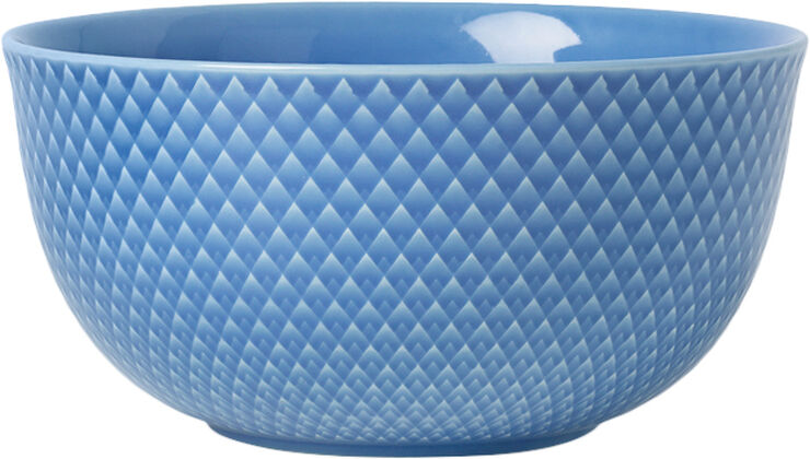 Lyngby Porcelæn Rhombe Serveringsskål Ø17,5 cm blå porcelæn Blå
