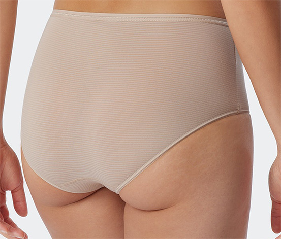 2 SCHIESSER Midislips mit Modal, sandfarben, Streifen