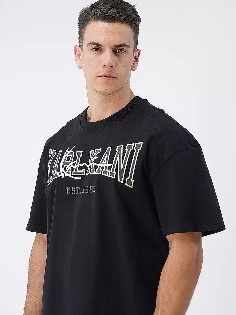 KARL KANI T-Shirt  schwarz