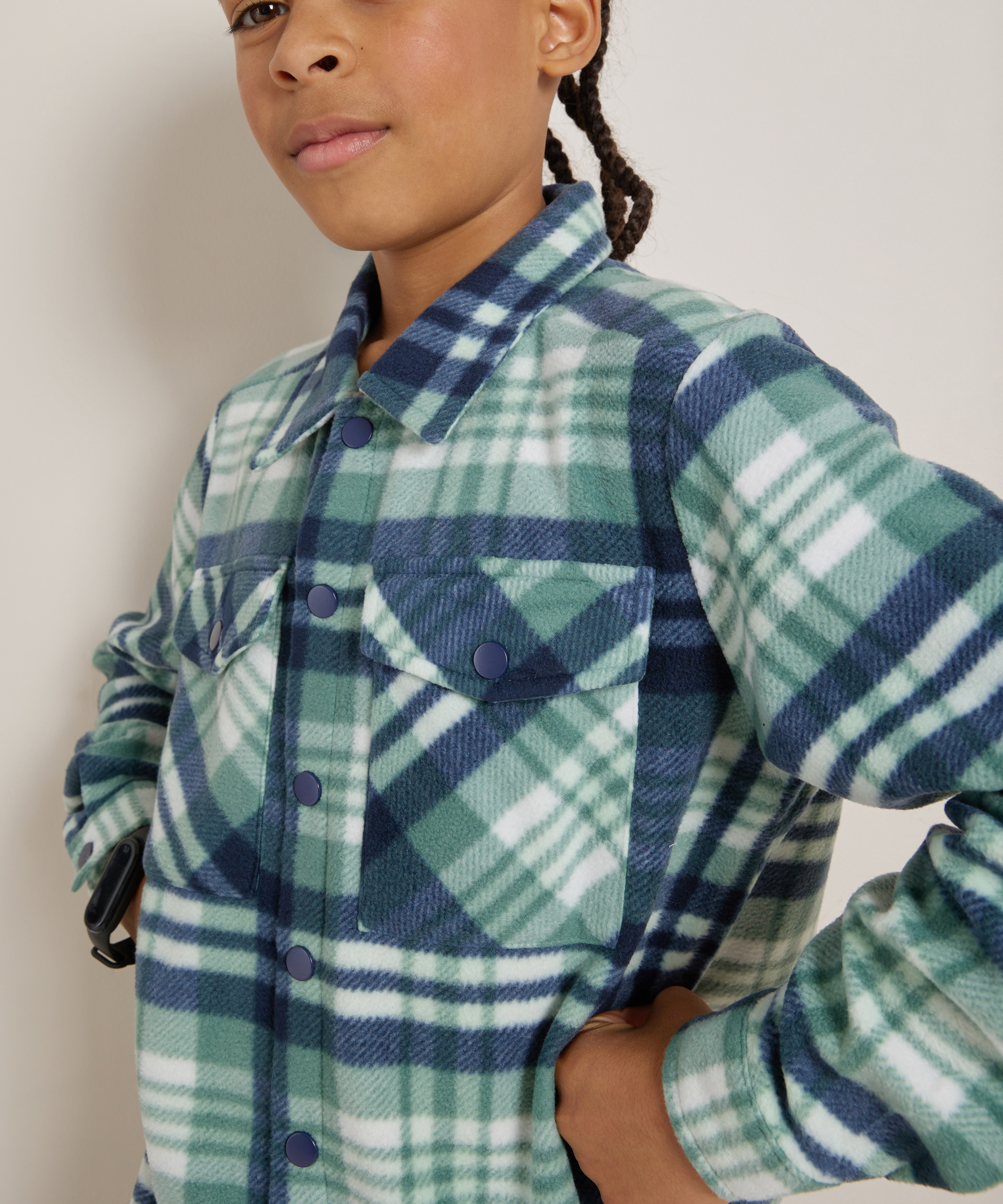 fleece overshirt