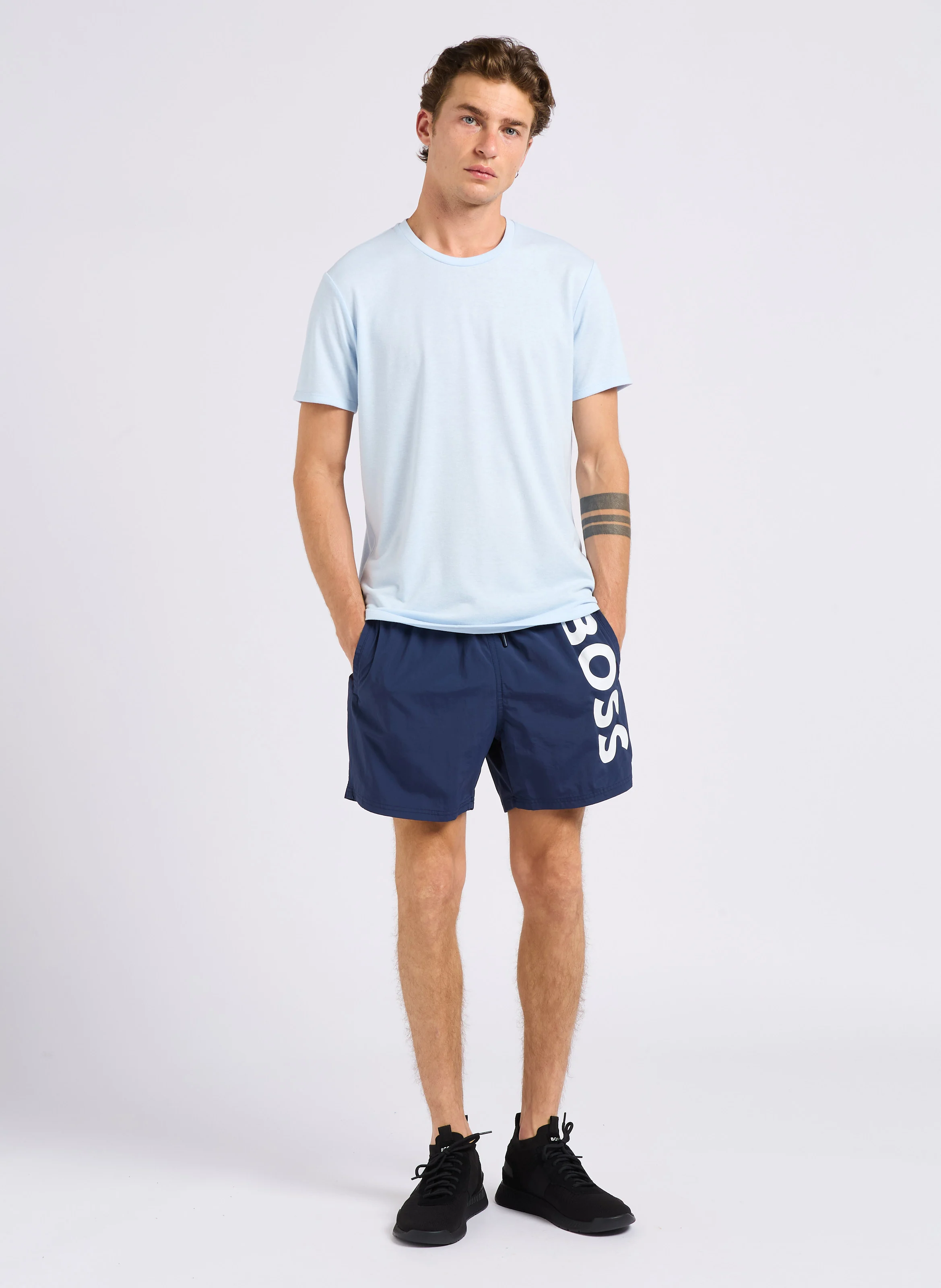 Short de bain| Bleu