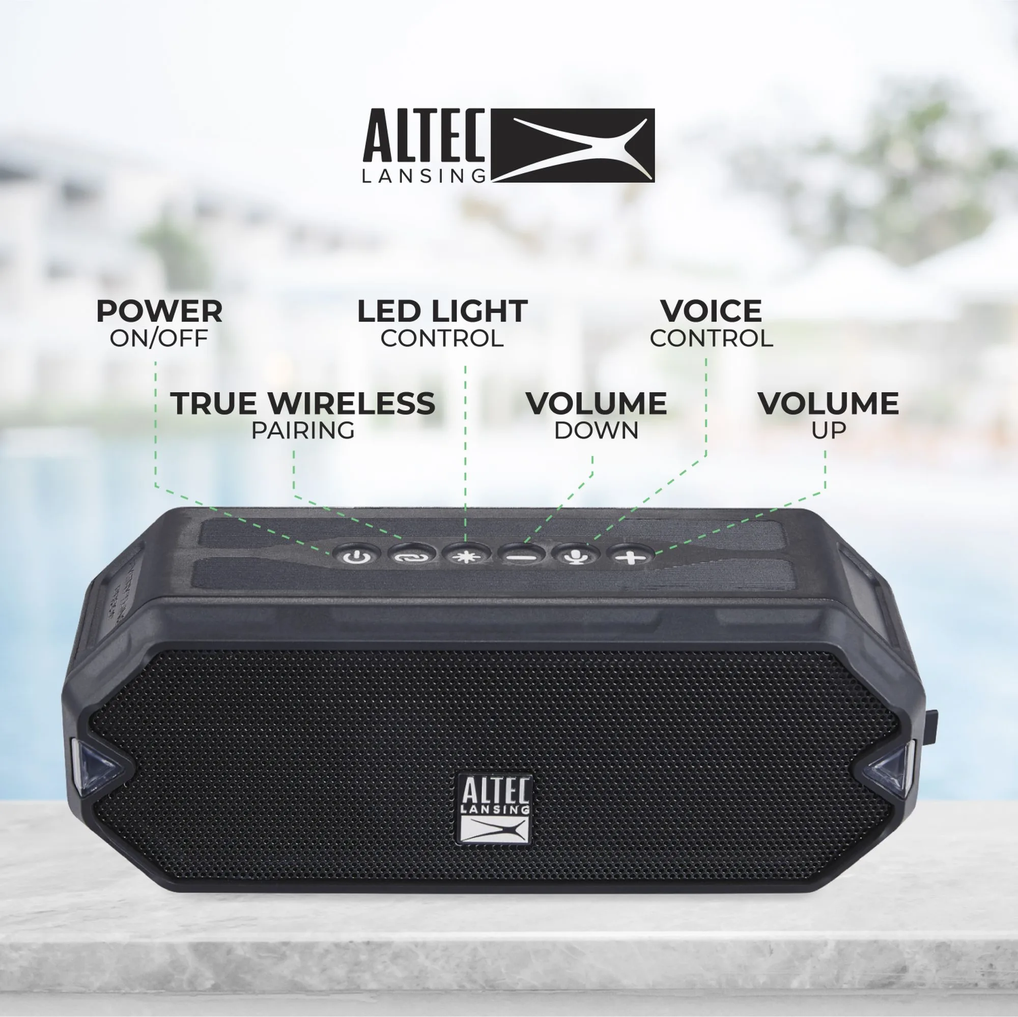 Altec Lansing HydraJolt Enceintes Bluetooth portables