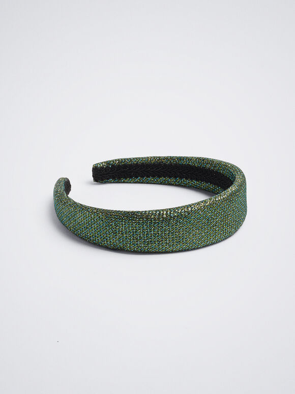 Diadema de Brilho Amplo - Verde