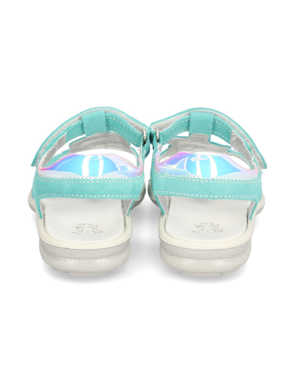 Veloursleder Sandale