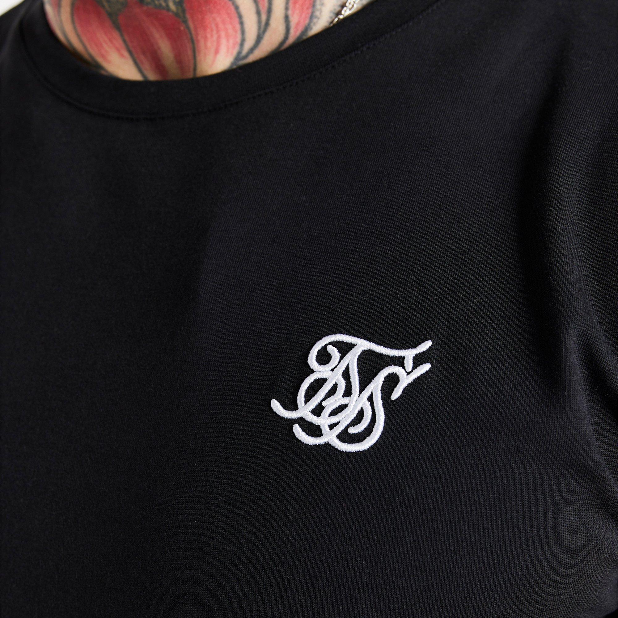 SikSilk Muscle Fit T Shirt Mens