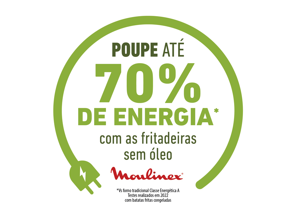 FRITADEIRA AIRFRYER MOULINEX EZ901H20 DUAL EASY FRY 8.3L
