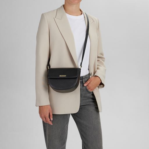 Markberg Hilma Crossbody, Black/Gold