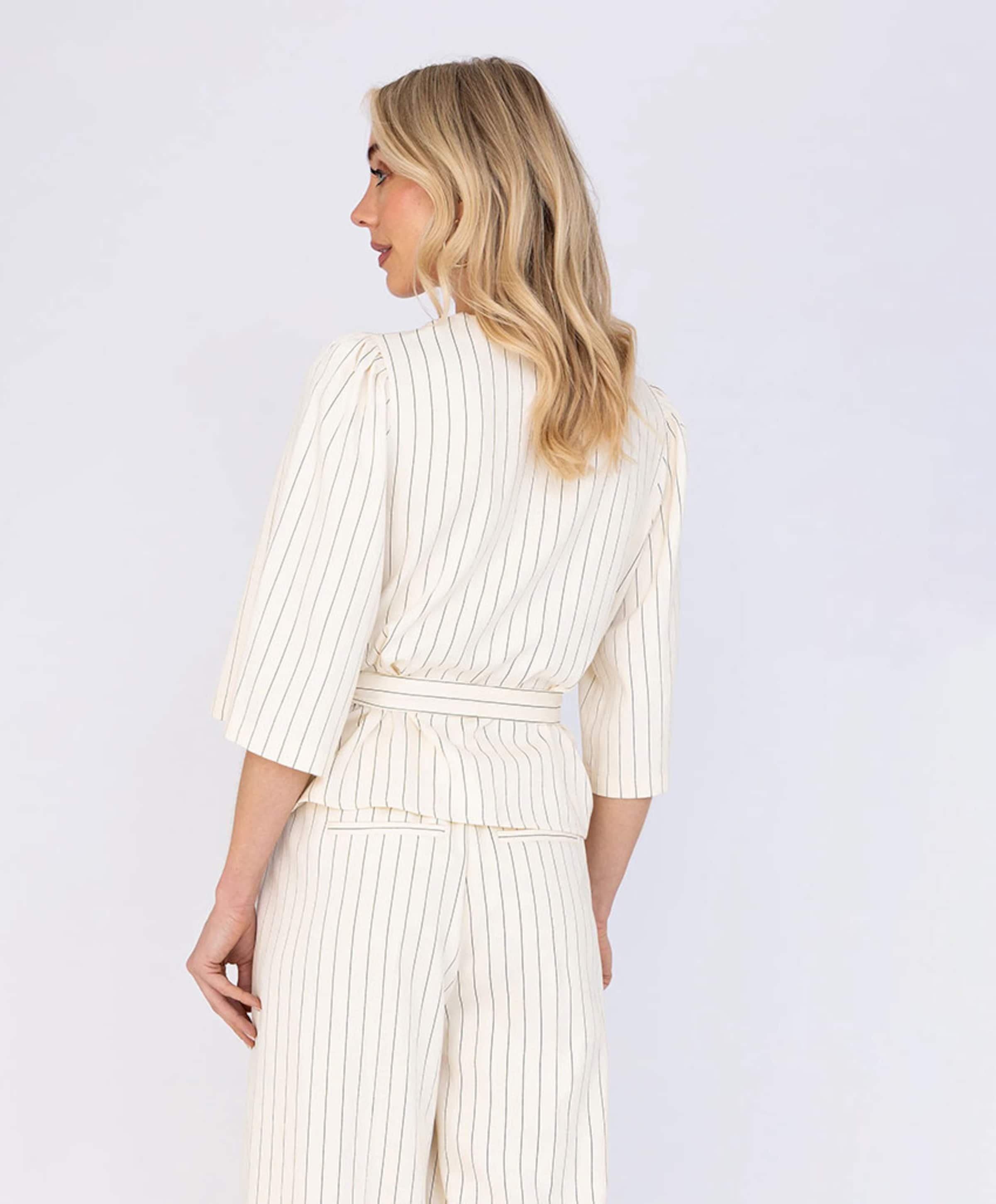 Anna Dames blouse ecru