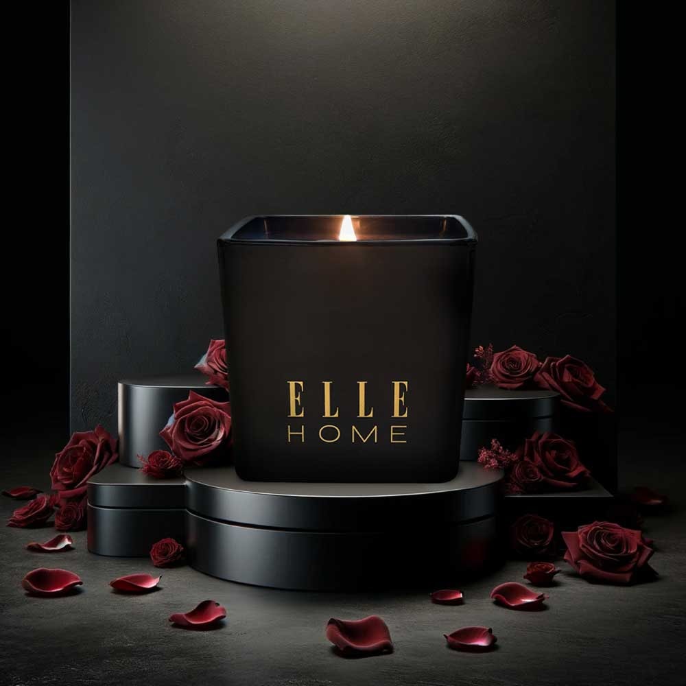 Bougie parfumée - Dark rose - Floral oriental - 215 g